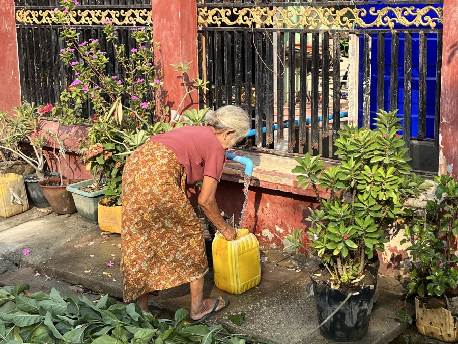 LTS groundwater well serving the local community